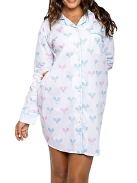 Women's Tennis Bows Night Shirt