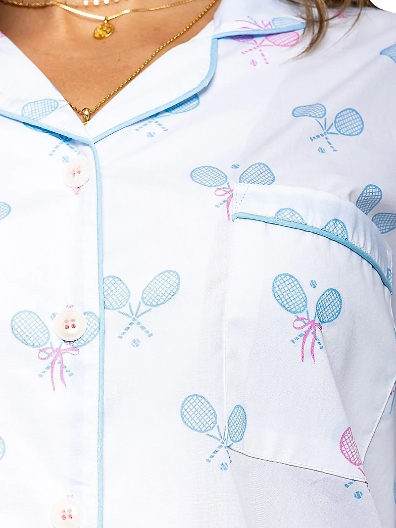 Women's Tennis Bows Night Shirt