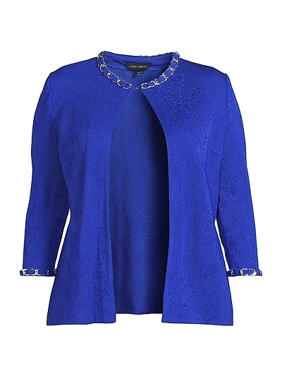 Plus Embellished Heritage-Fit Jacket