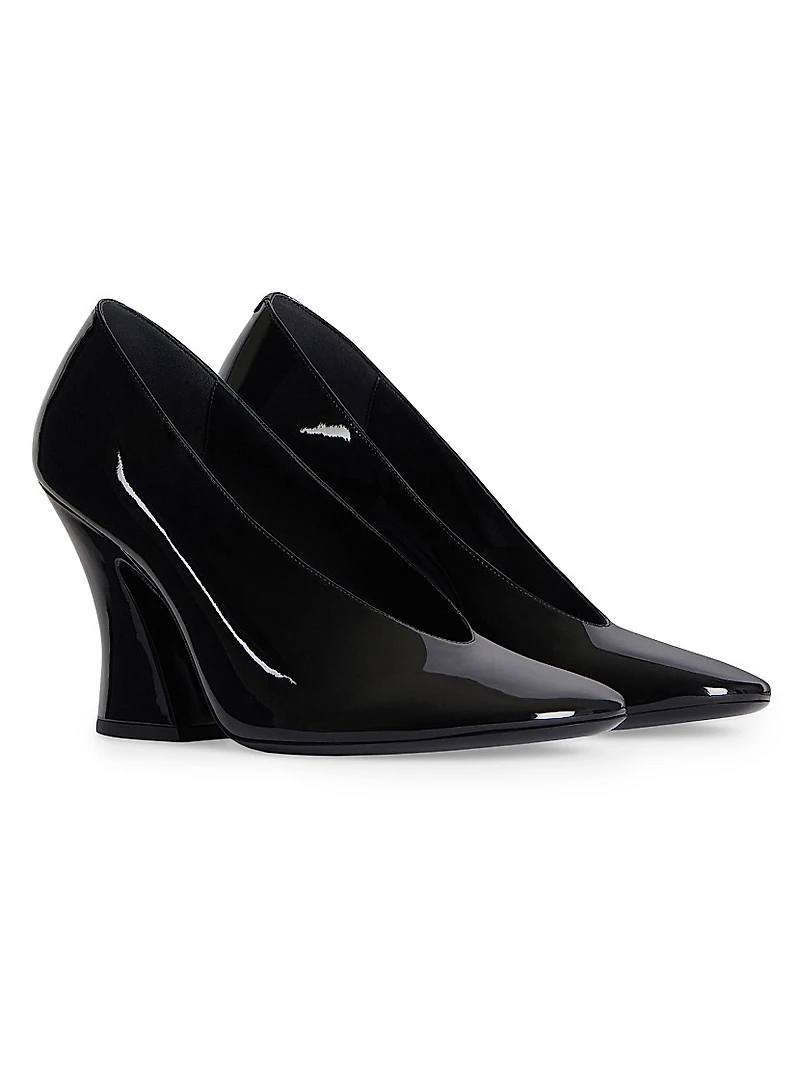 Sculpted Pumps Patent Leather