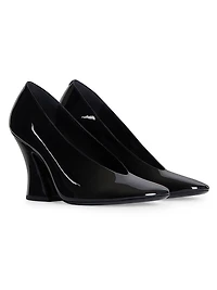 Sculpted Pumps Patent Leather