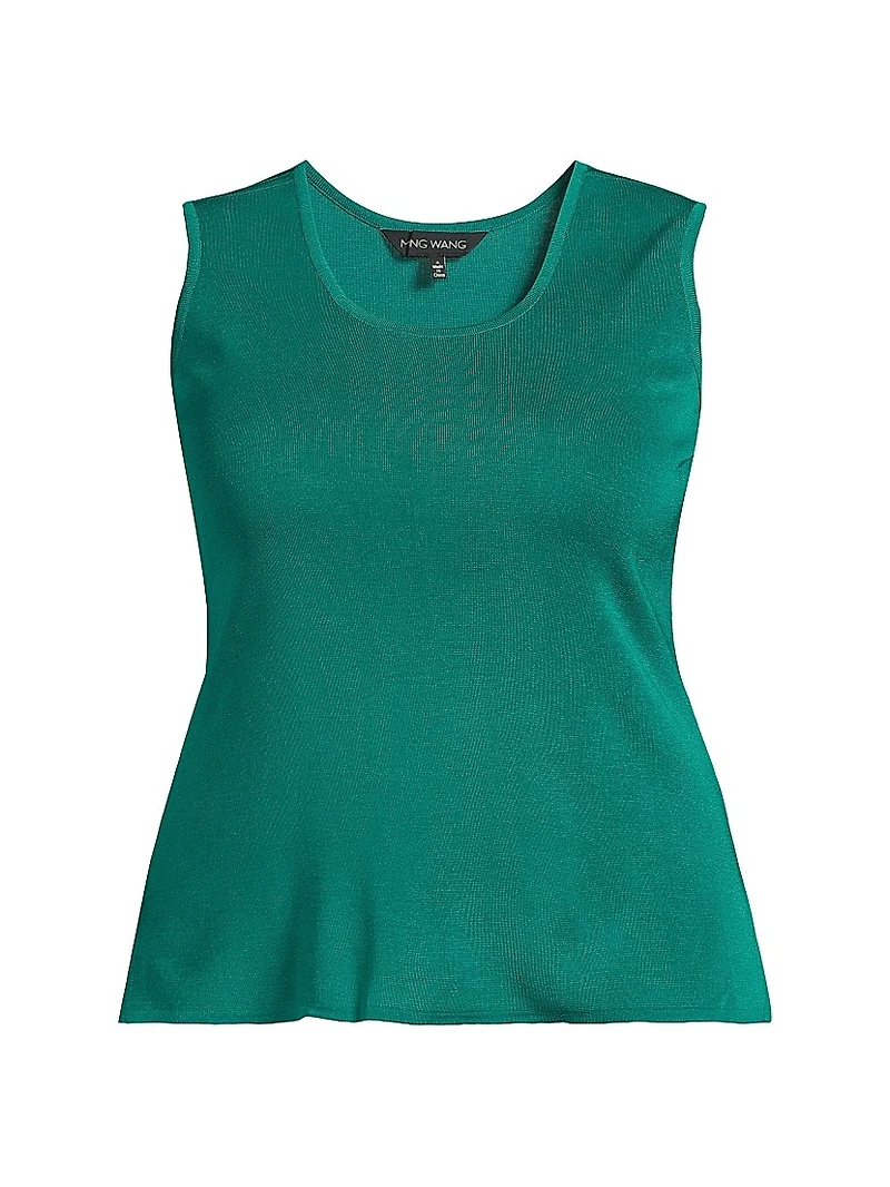 Plus Knitted Sleeveless Top