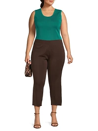 Plus Knitted Sleeveless Top