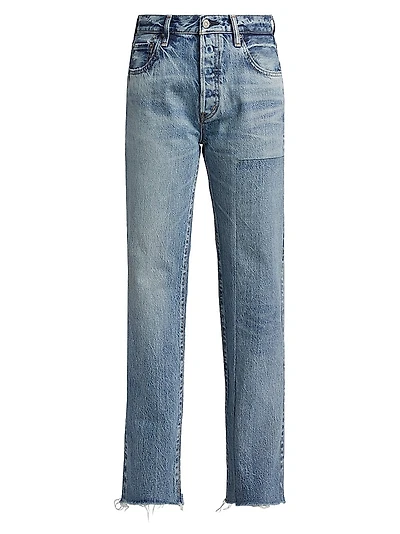 Clarksville High-Rise Straight-Leg Jeans