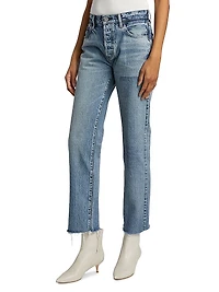 Clarksville High-Rise Straight-Leg Jeans