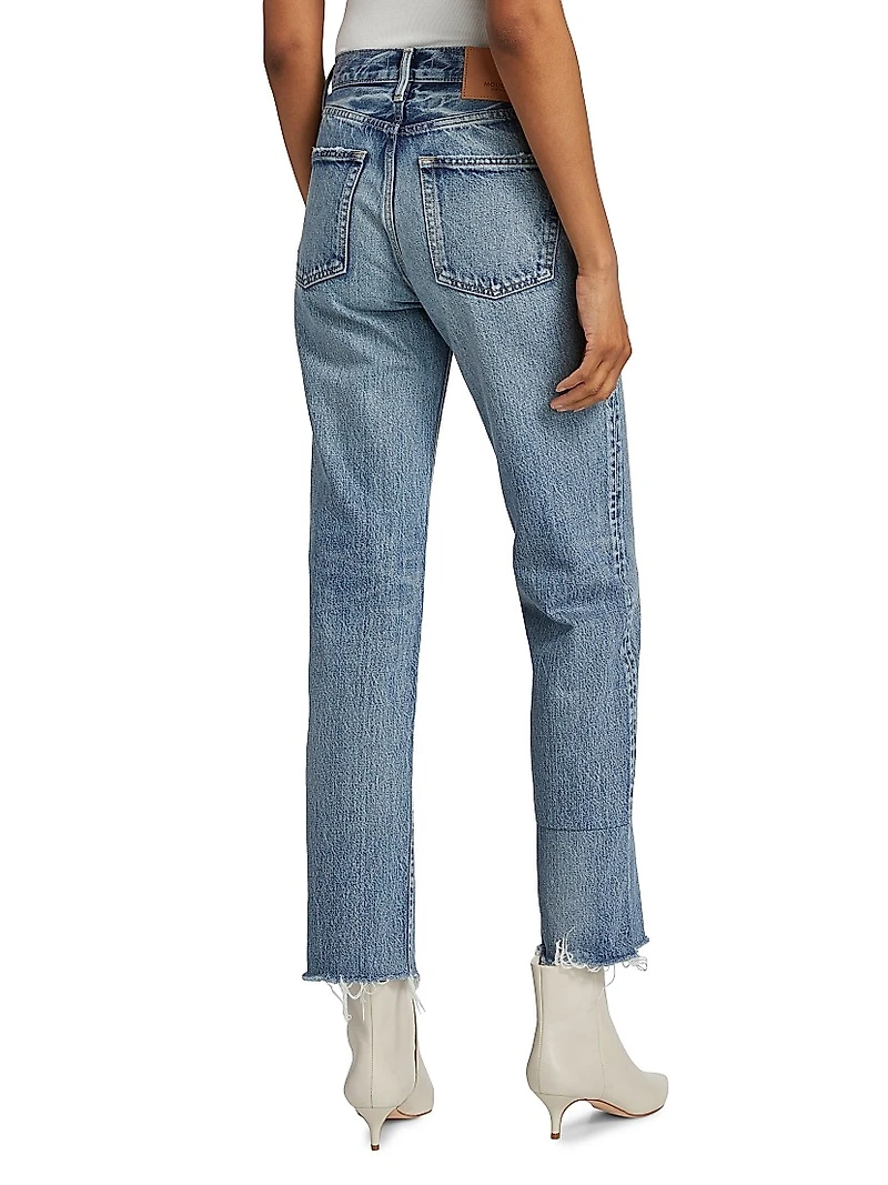 Clarksville High-Rise Straight-Leg Jeans