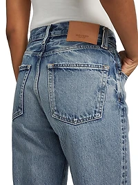 Clarksville High-Rise Straight-Leg Jeans