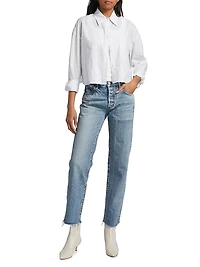 Clarksville High-Rise Straight-Leg Jeans