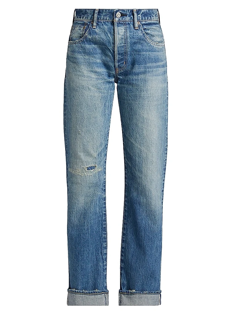 Frederica High-Rise Straight-Leg Jeans