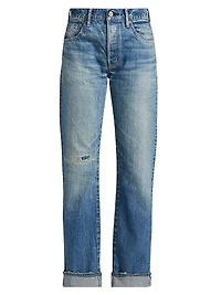 Frederica High-Rise Straight-Leg Jeans