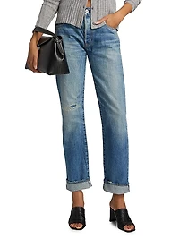 Frederica High-Rise Straight-Leg Jeans
