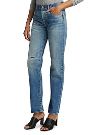 Frederica High-Rise Straight-Leg Jeans