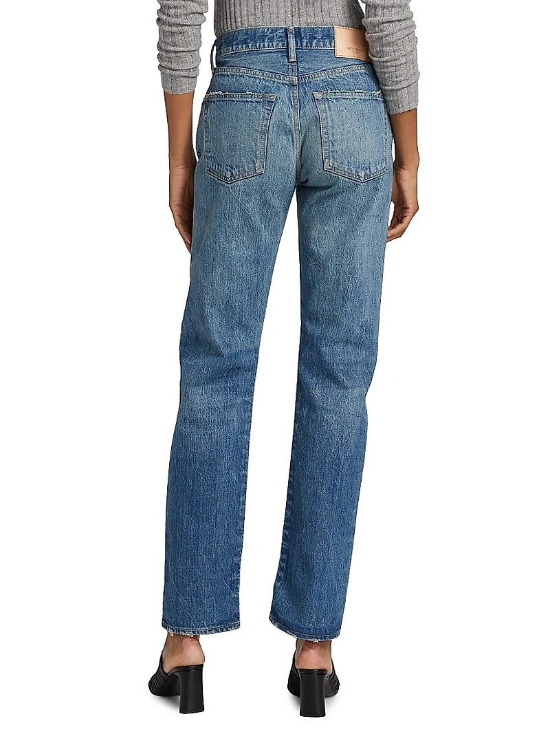 Frederica High-Rise Straight-Leg Jeans
