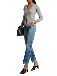 Frederica High-Rise Straight-Leg Jeans