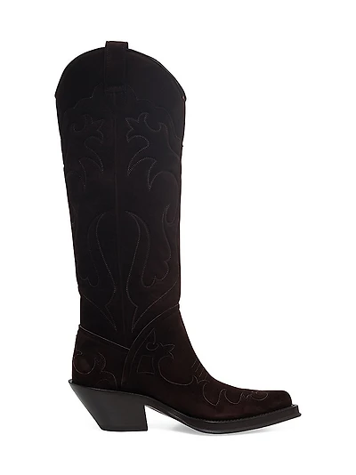 Capitana 70MM Suede Cowboy Boots