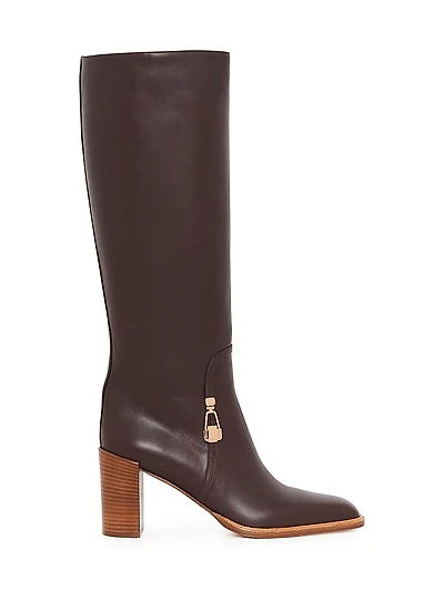 Bocca 80MM Leather Knee-High Boots
