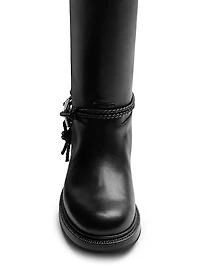 James Leather Boots