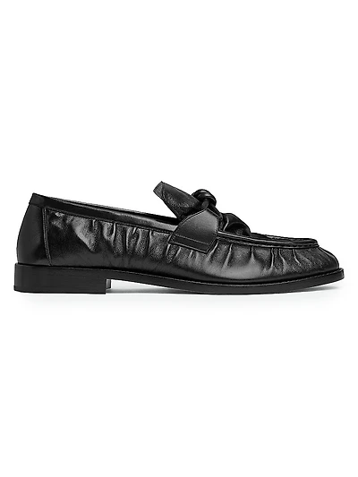 Astaire Leather Knot Loafers