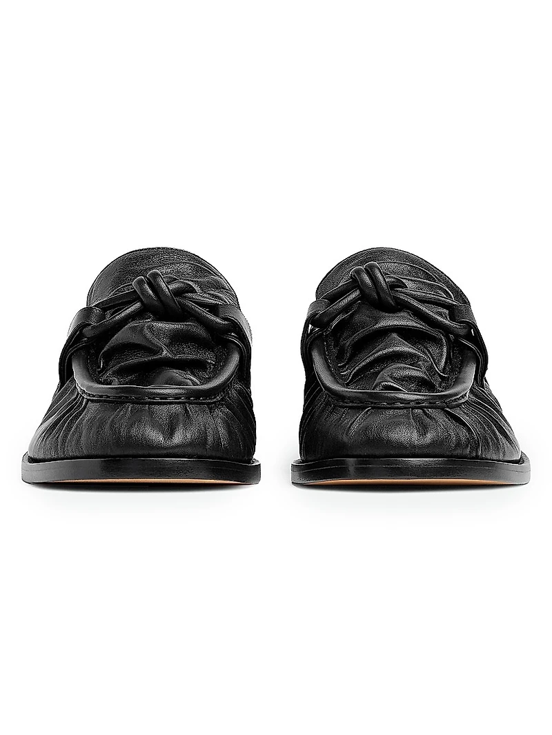 Astaire Leather Knot Loafers