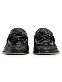 Astaire Leather Knot Loafers