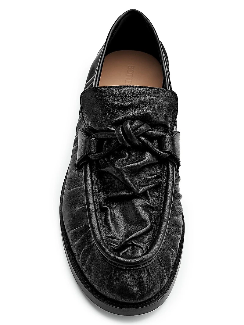 Astaire Leather Knot Loafers