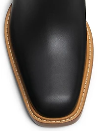 Nina Clasp 80MM Leather Boots