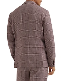 Wool, Cashmere and Silk Prince of Wales Deconstructed Cavallo Blazer