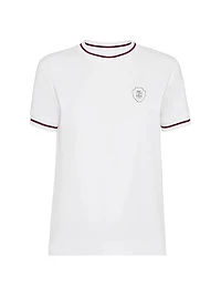 Cotton Jersey T Shirt with Logo