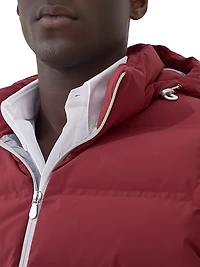 Bonded Taffeta Down Vest with Heat Seams