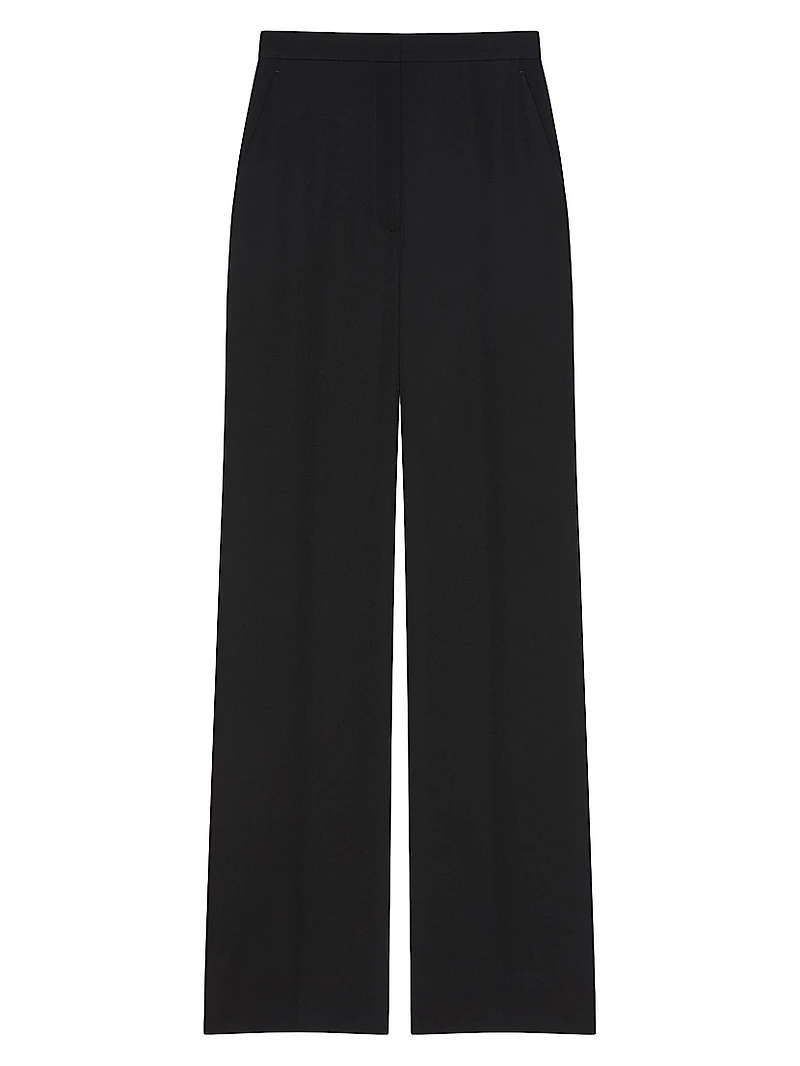 Tailored Cigarette Pants Wool