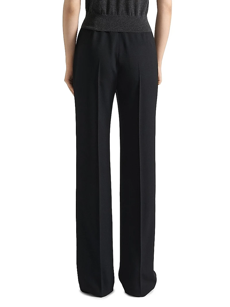 Tailored Cigarette Pants Wool