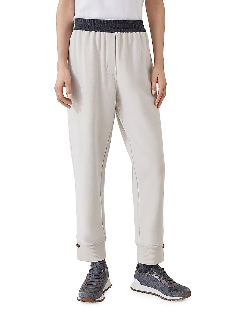 Cotton Smooth French Terry Trousers