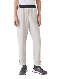 Cotton Smooth French Terry Trousers