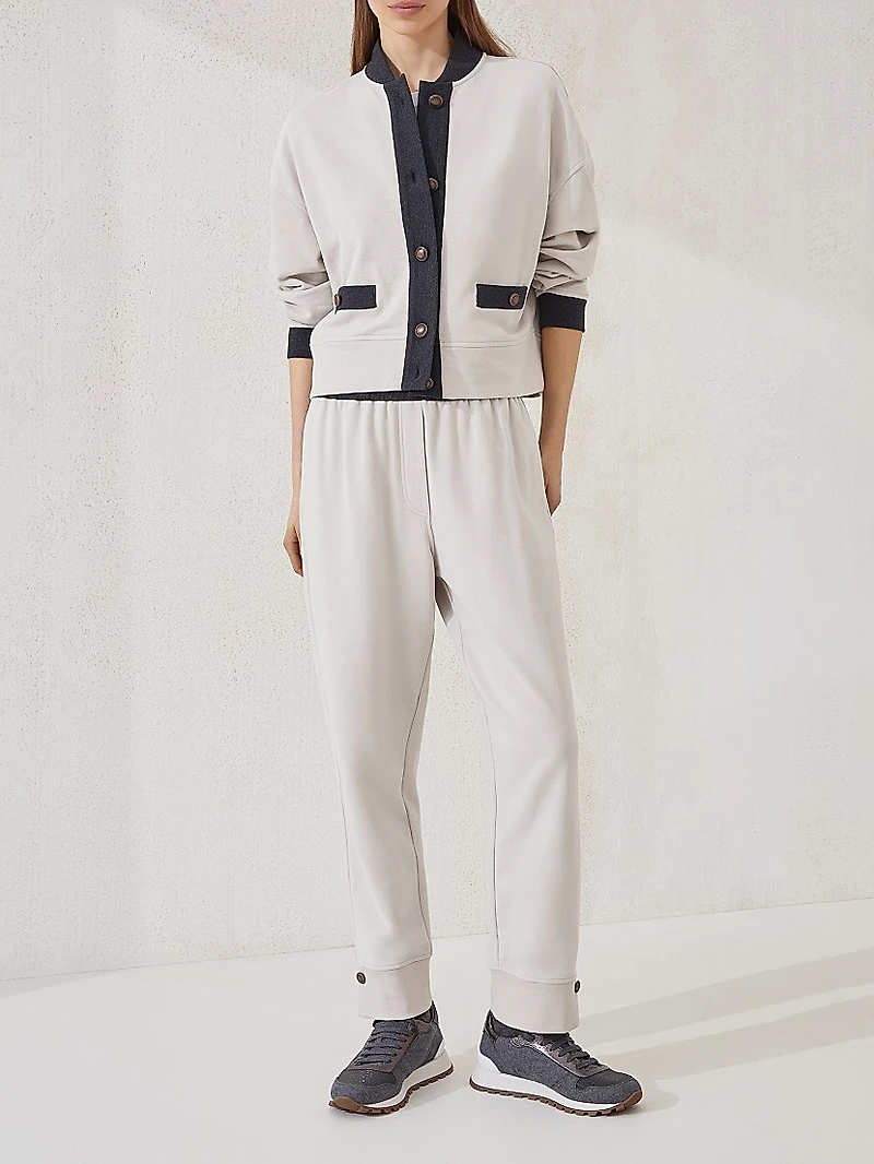 Cotton Smooth French Terry Trousers