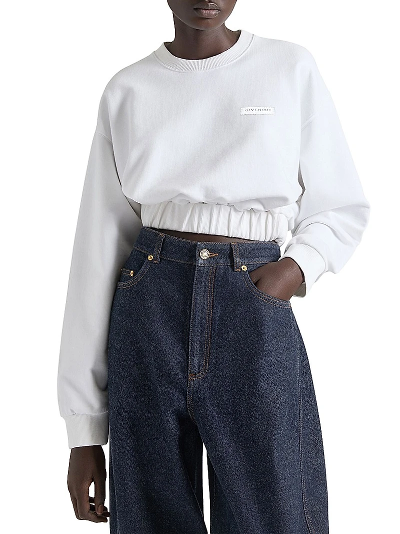 Cropped Sweatshirt Fleece
