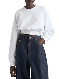 Cropped Sweatshirt Fleece