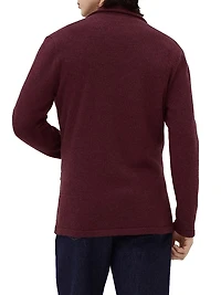 Cashmere One and a Half Breasted Blazer Style Cardigan