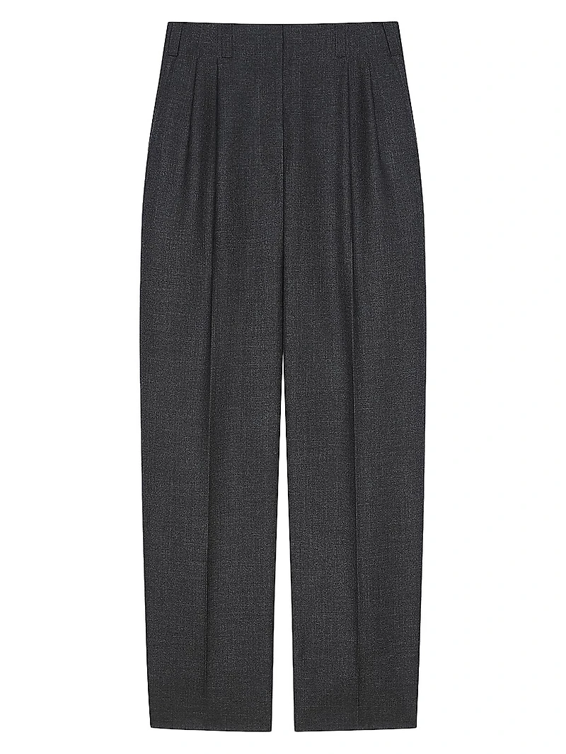 Two-Pleat Pants Wool