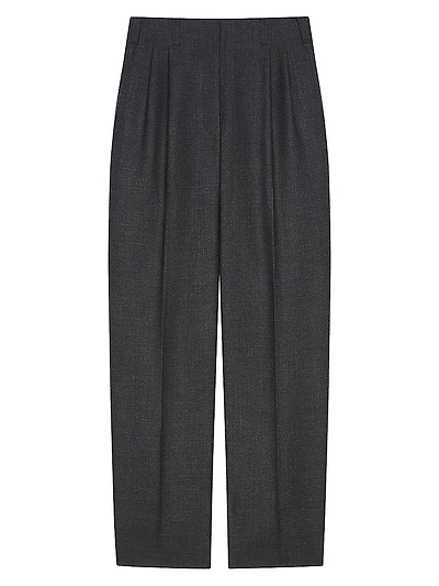 Two-Pleat Pants Wool