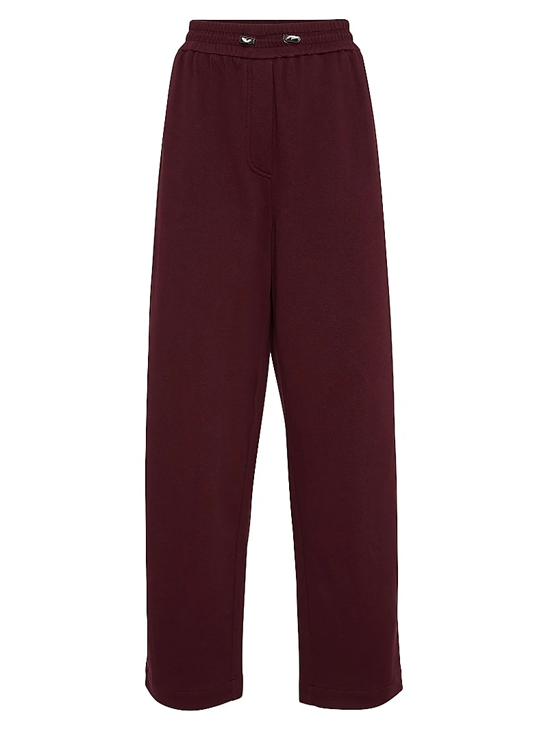 Techno Cotton Pique Track Trousers