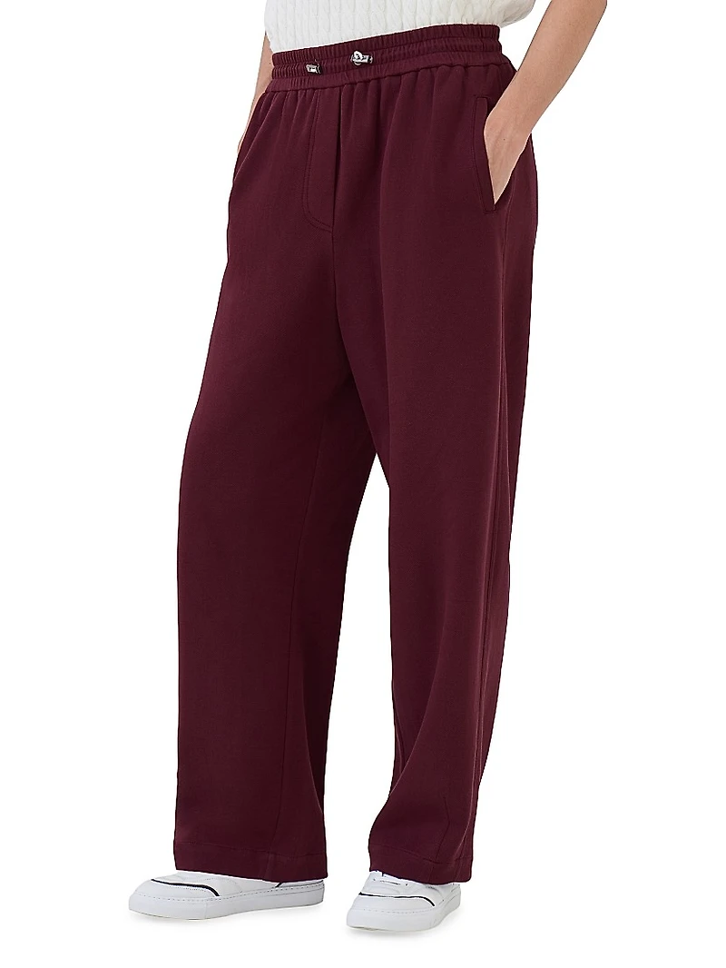 Techno Cotton Pique Track Trousers