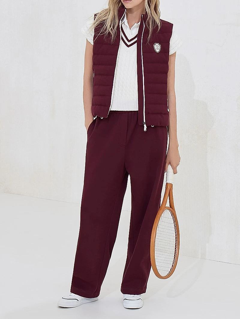 Techno Cotton Pique Track Trousers