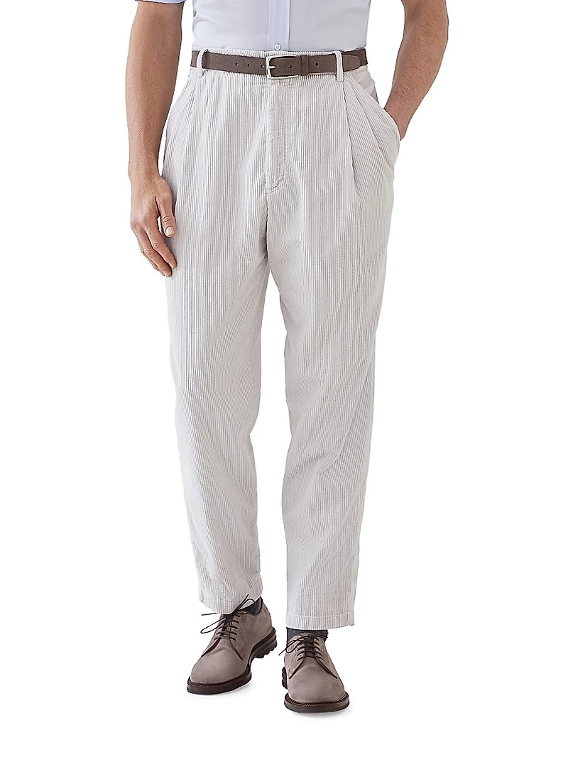 Garment Dyed Tailor Fit Trousers