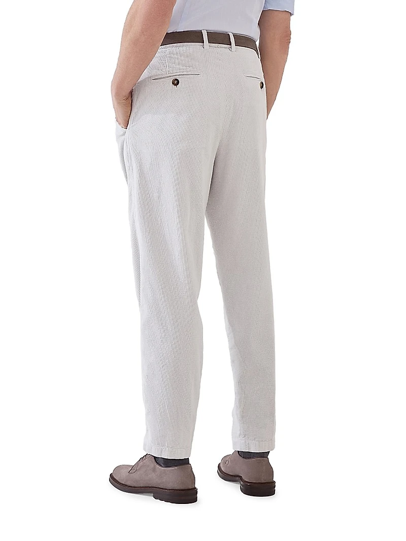 Garment Dyed Tailor Fit Trousers