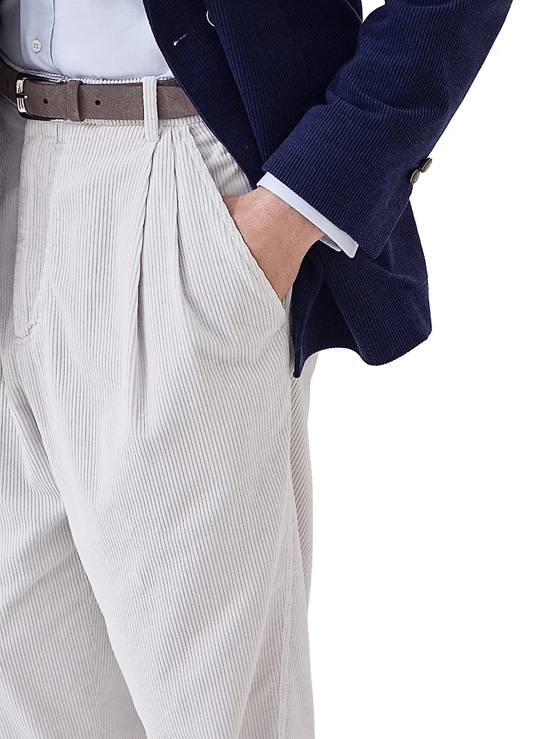 Garment Dyed Tailor Fit Trousers