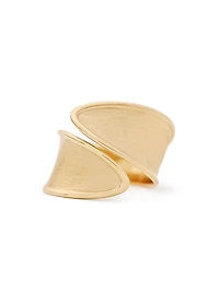 Lunaria Twist 18K Yellow Gold Wrap Ring