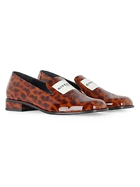 Tux Patent Leather Tortoise Shell Loafers
