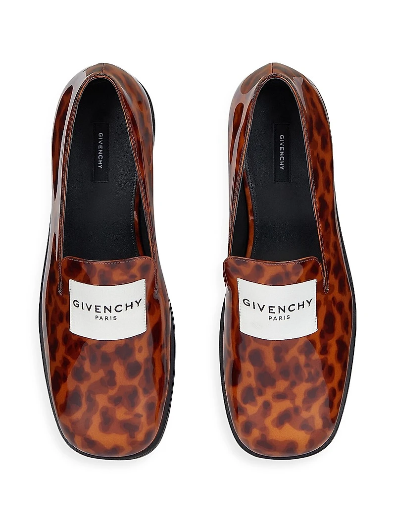 Tux Patent Leather Tortoise Shell Loafers
