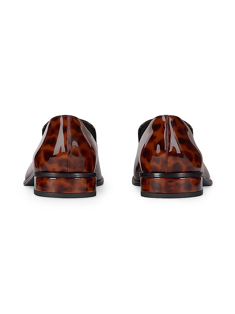 Tux Patent Leather Tortoise Shell Loafers