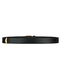 Voyou Long Belt Shiny Leather